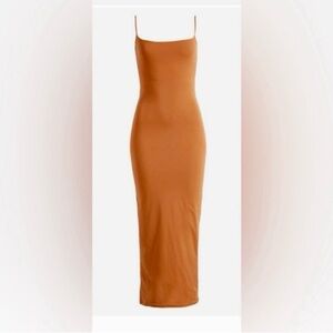 Skims Fits Everybody Strappy Maxi Dress - Bronze